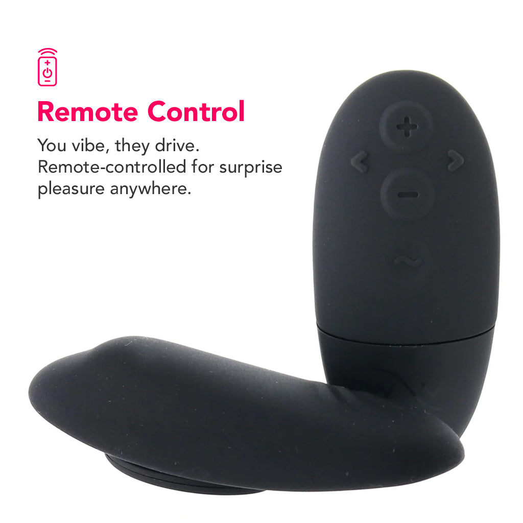 We-Vibe Moxie+ Wearable Clitoral Vibe in Satin Black Vibrators > Wearable & Panty Vibrators