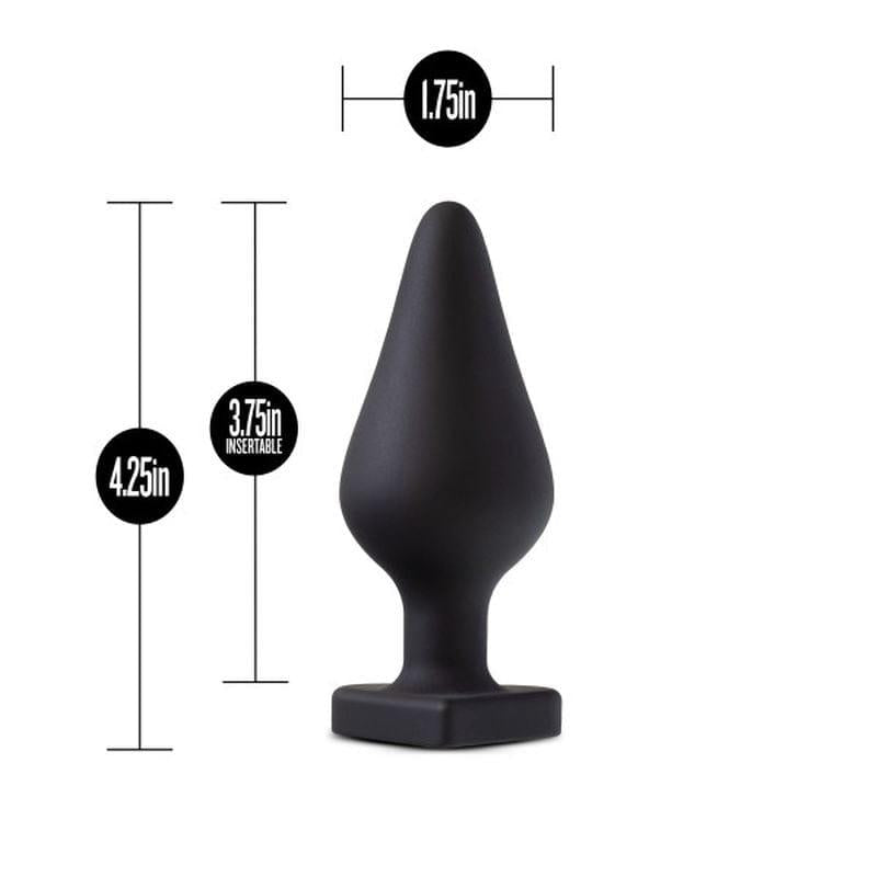 Temptasia Heart-Shaped Butt Plug Black