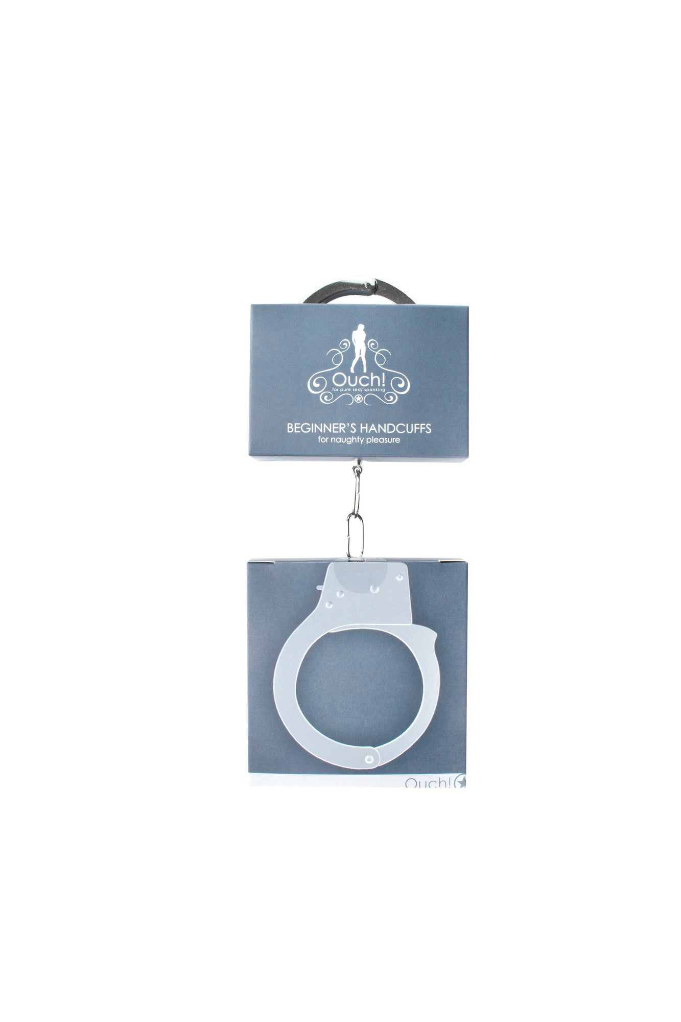 Ouch Beginner's Handcuffs – Metal Restraints with Quick-Release Lock