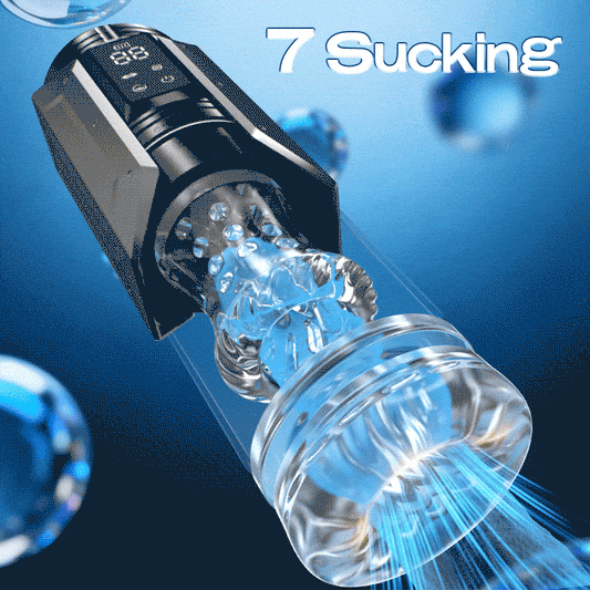 King -Powerful Suction 360° Deep Tight Wrapping Easy to Clean Masturbator Masturbation Cup