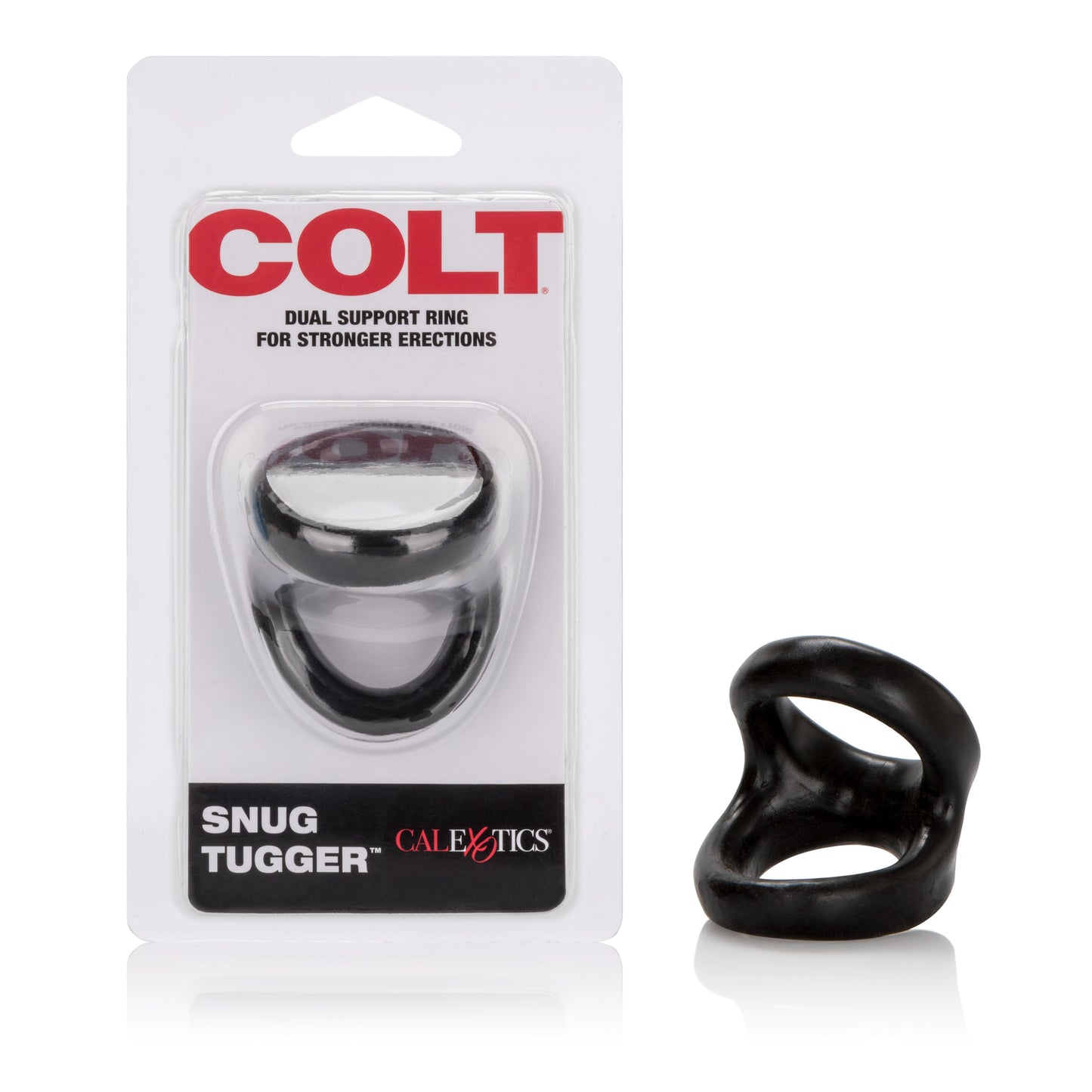 Colt Snug Tugger – Stretchy Double Cock Ring with Scrotum Support