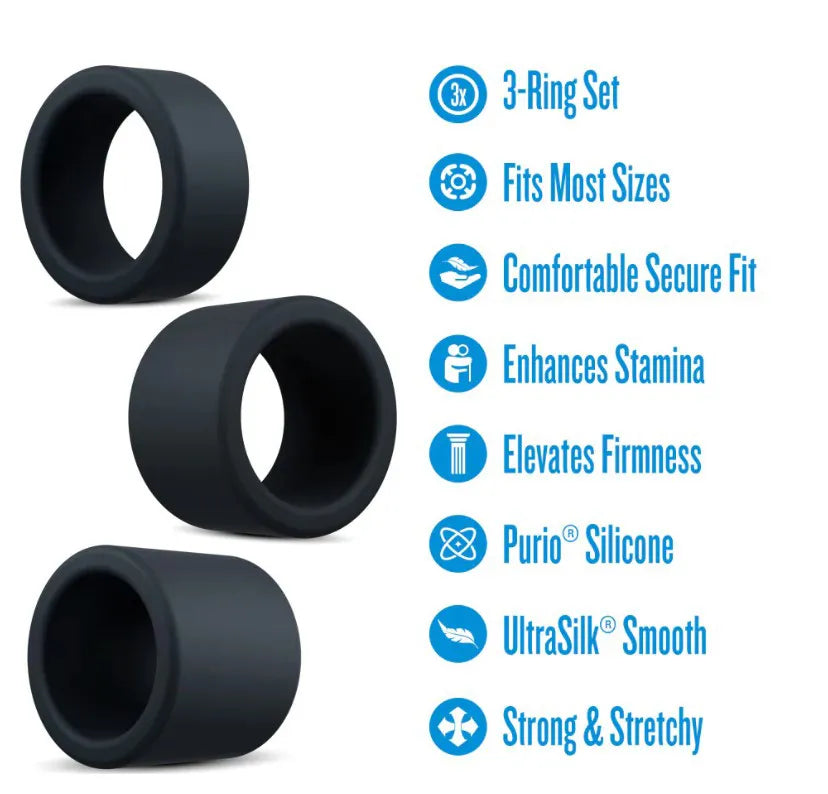 Performance Plus Accelerate (Black) – Versatile 3-Ring Set Enhancer