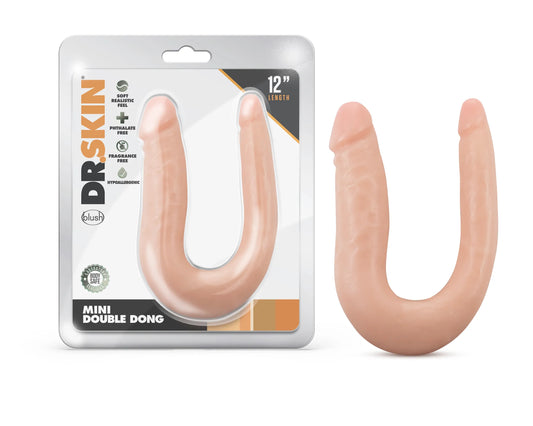 Dr. Skin Mini Double Dong – Soft Flexible Double Penetration Toy