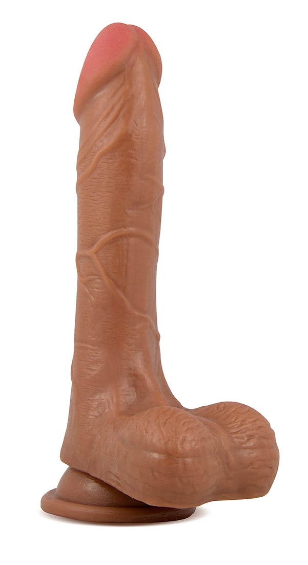 Blush X5 Grinder Dildo Latin with Suction Cup Base 8.5 Inch