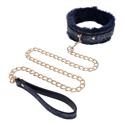 Cougar Fur Collar and Leash Set – Luxury Adjustable Collar and Leash