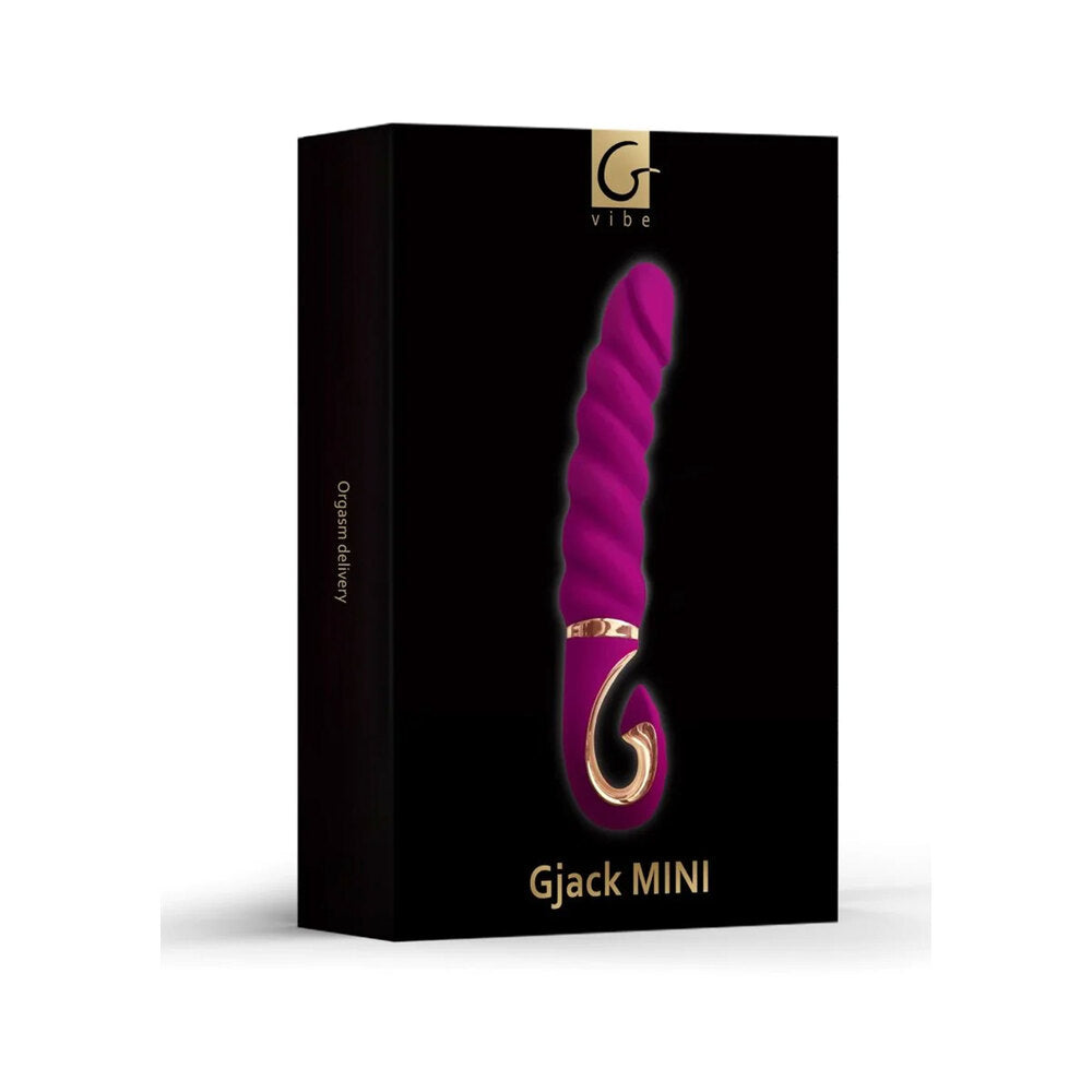 G Vibe Gjack Mini – Classic Ribbed Vibrator with Bioskin Material