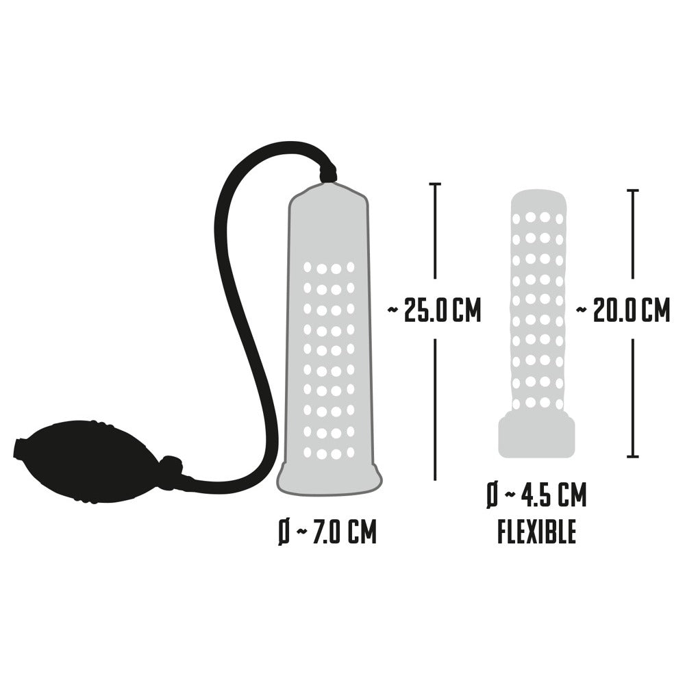 Mister Boner Fantastic Power – 9.5 Inch Penis Pump with Safety Pressure Valve