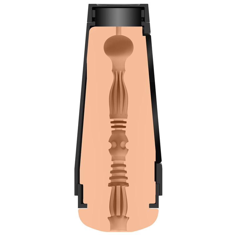 Doc Johnson Adira Allure – Realistic Squeezable Grip Masturbator with Suction Control