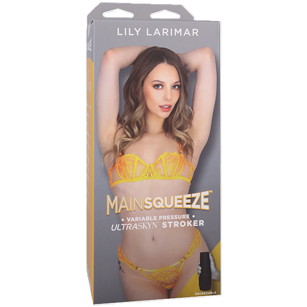 Lily Larimar Main Squeeze – ULTRASKYN Textured Variable Pressure Stroker
