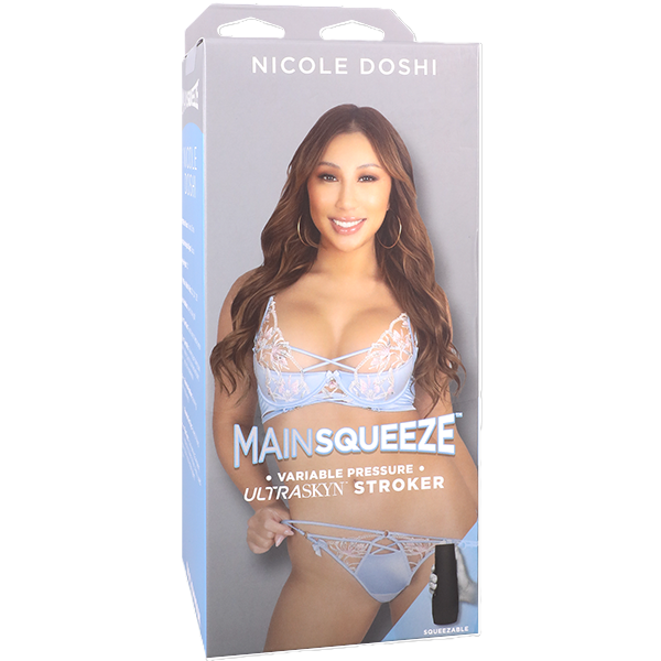 Nicole Doshi Main Squeeze Ultraskyn – Lifelike Textured Hard-Case Male Masturbator