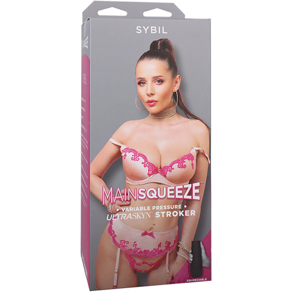 Sybil Main Squeeze Ultraskyn – Handcrafted Variable Pressure Male Masturbator
