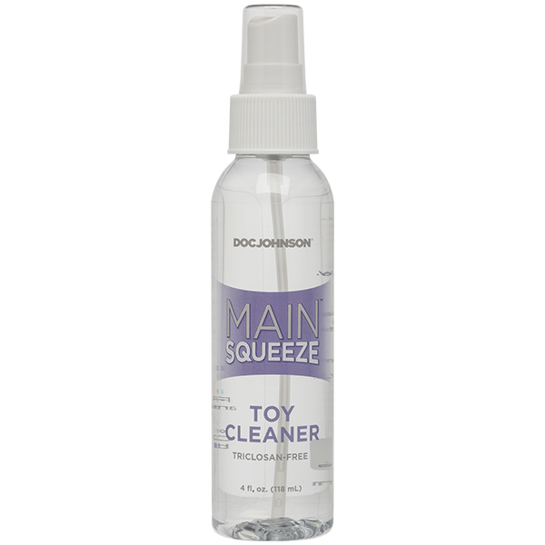 Doc Johnson Main Squeeze Toy Cleaner Spray (4 Fl Oz) – Safe Vegan Formula Toy Cleaner