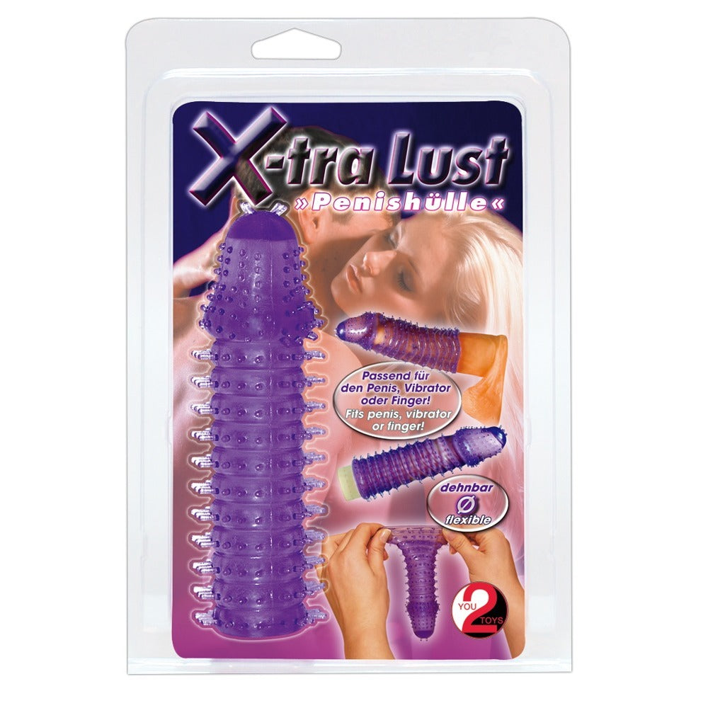 You2Toys Xtra Lust – 6 Inch Nubby Penis Sleeve