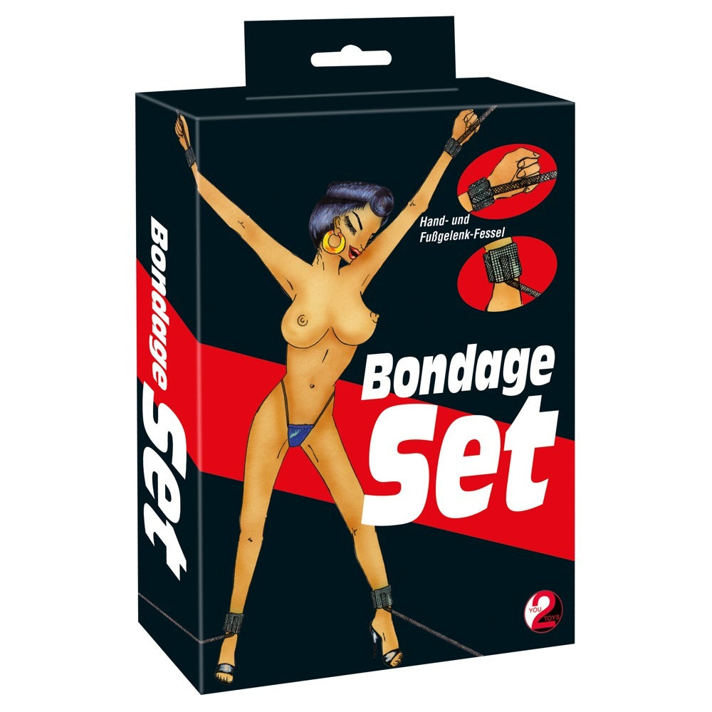 Soft Bondage Kit (Black) – Sleek and Comfortable Bondage Accessories