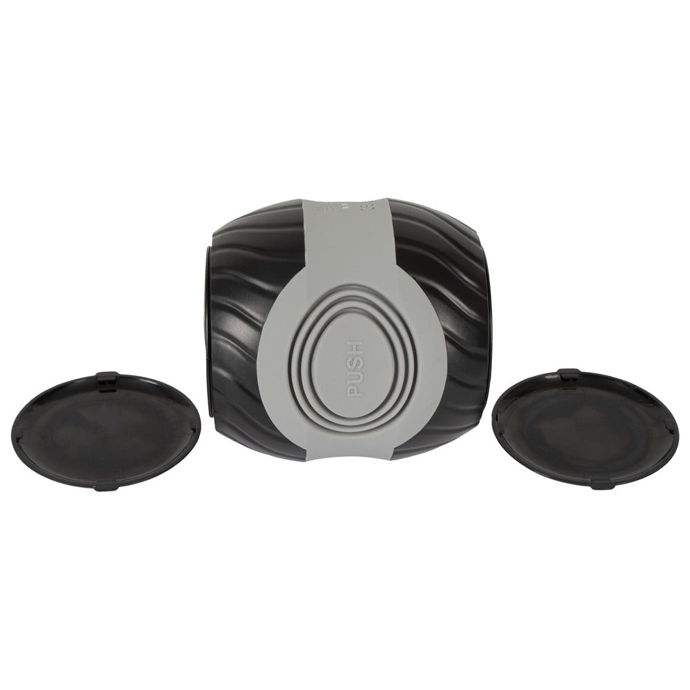 Vibrating and Squeezable Donut – Compact Rechargeable Masturbator with 10 Modes