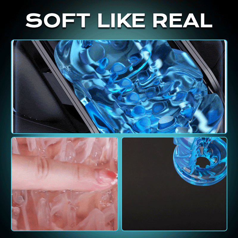 Leten - Interactive Transparent Stroker 10 Thrusting, 4,72 in Deep Stroke & Realistic Moaning Voice Stroker Masturbation Cup