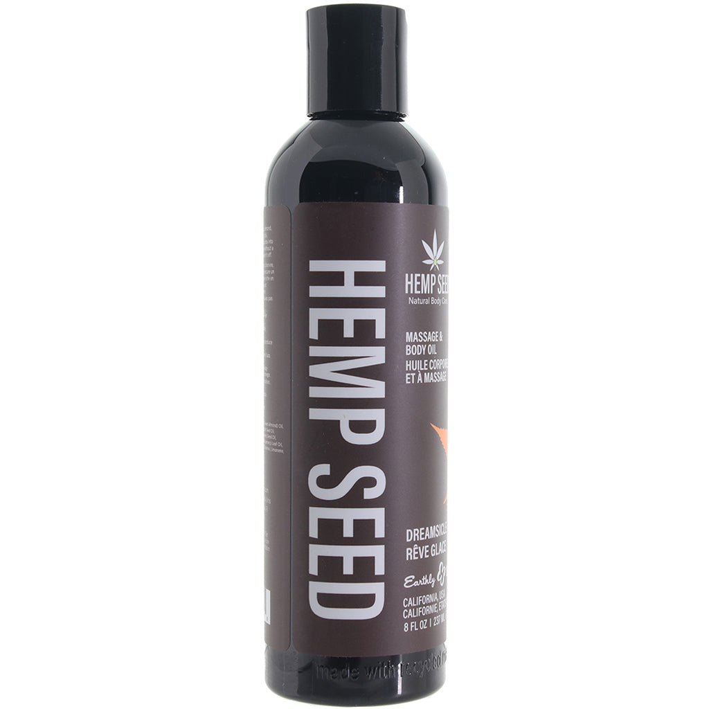 Hemp Seed Massage Oil 8oz/236ml in Dreamsicle Sensual Love > Massage