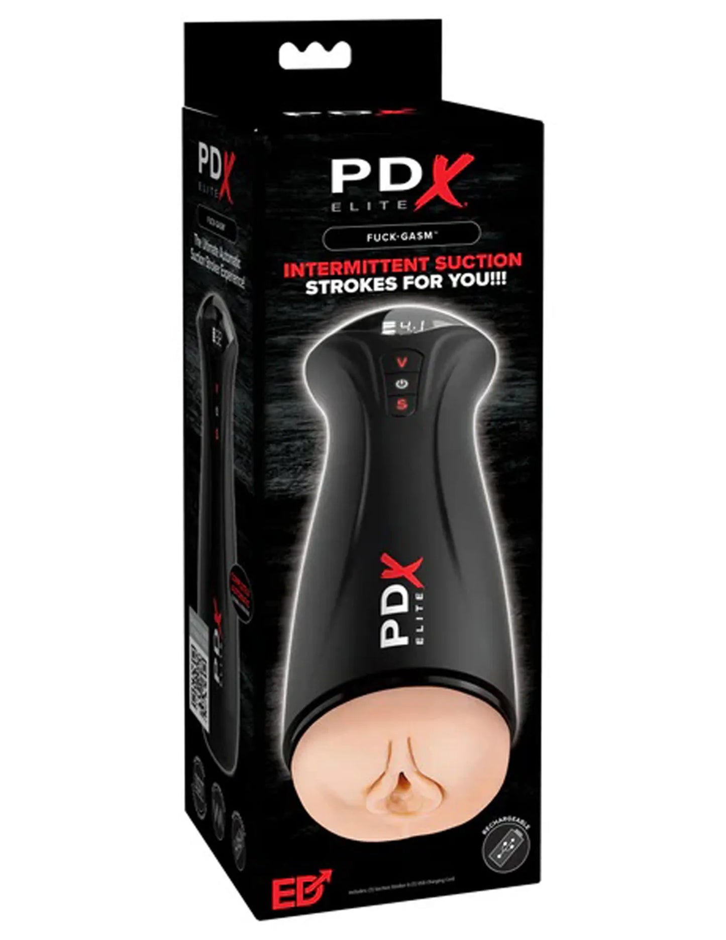 PDX Elite Fuck-Gasm (Light) – Powerful Suction and Vibration Stroker