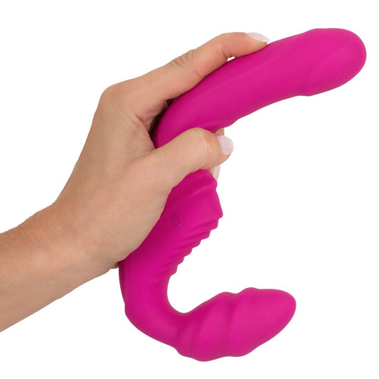 Vibrating Strapless StrapOn 2 – Dual Vibrator Strapless Strap-On