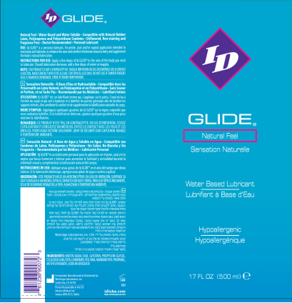 ID Glide Personal Lubricant 17 Ounce Smooth Long-Lasting Intimacy Gel