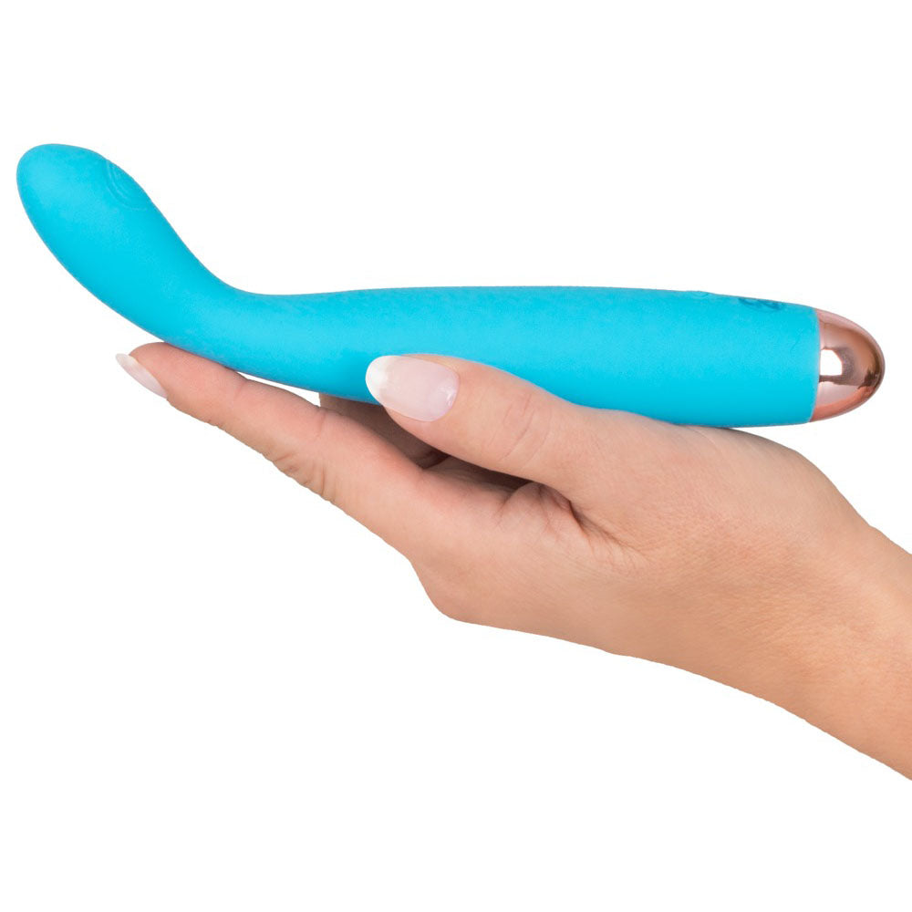 Cuties Silk Touch (Blue) – Rechargeable Mini Vibrator with Flexible Head and 7 Vibration Modes
