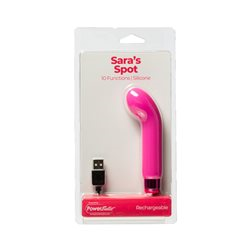 Power Bullet Sara’s Spot Vibrator Pink for G-Spot Pleasure