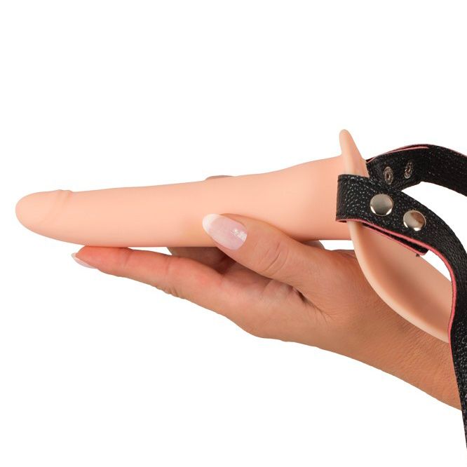 Soft Touch Silicone Rechargeable Strap-On – 5.75 Inch Vibrating Strap-On