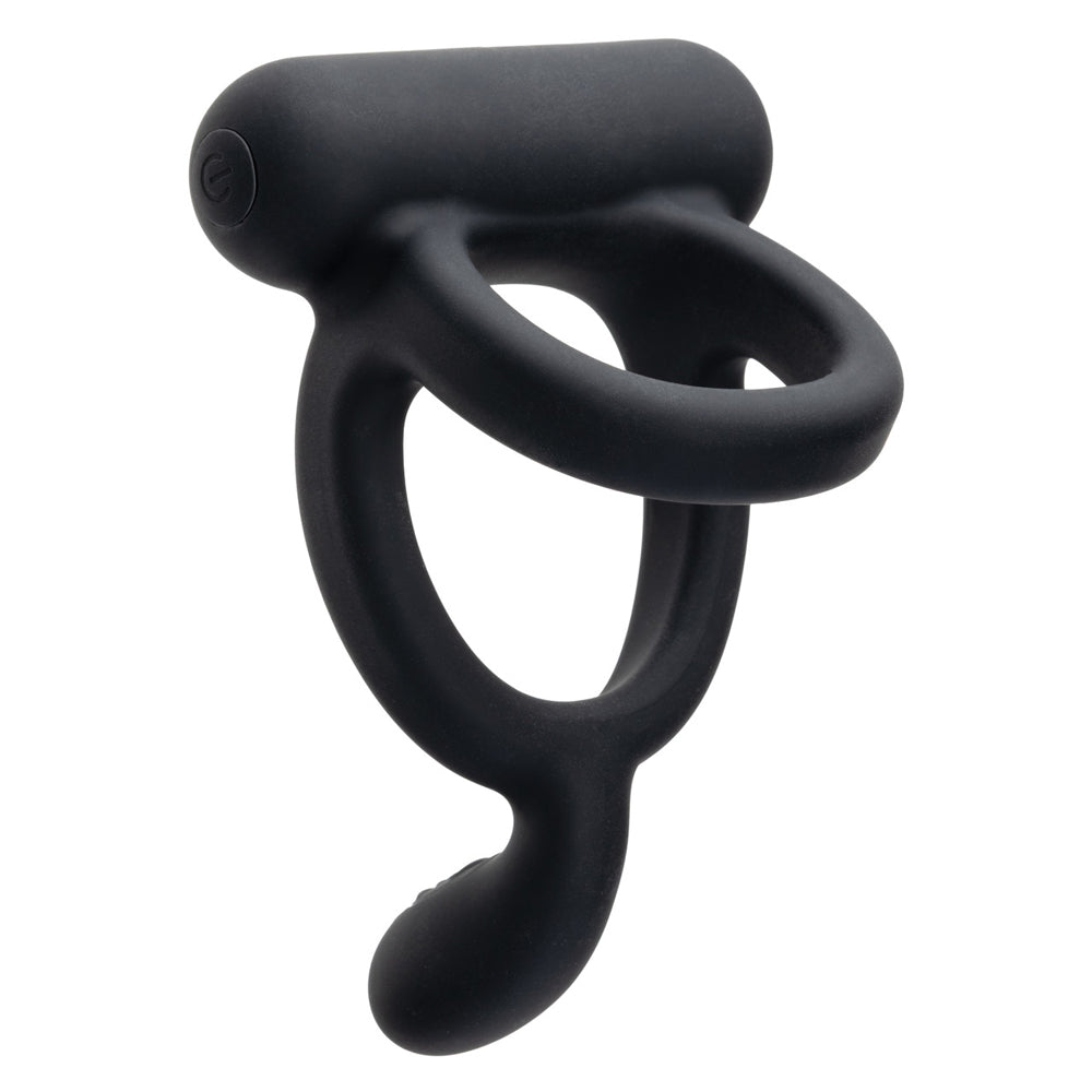 Closer Intimate Rechargeable Ring Caress (Black) – Rechargeable Vibrating Ring