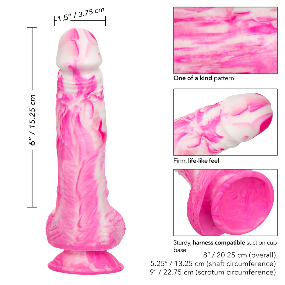 Twisted Love Dong with Smooth Design 6"