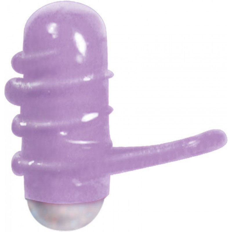 Purple Stretchy Tongue Ring – Vibrating