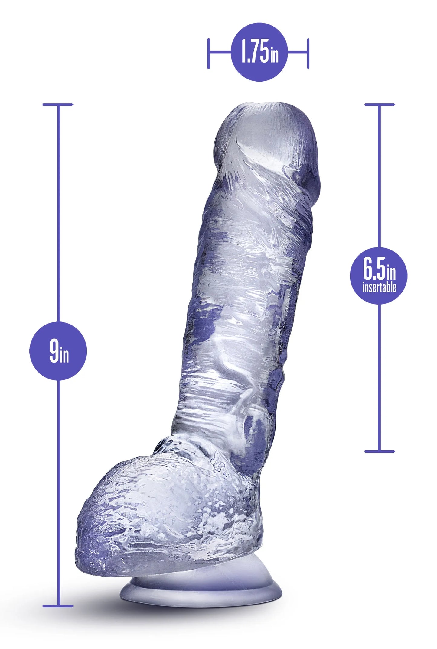 Blush B Yours Plus Mount n' Moan – Realistic Dildo with Suction Cup Base