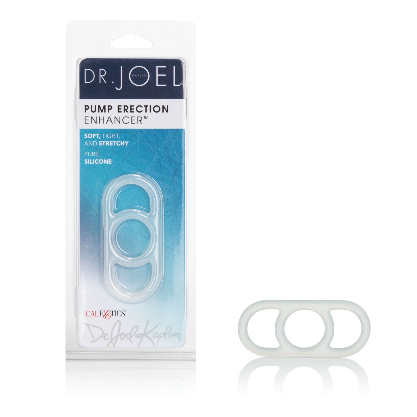 Dr Joel Erection Pump Ring Stretchy Two-Handled Sex Toy Clear