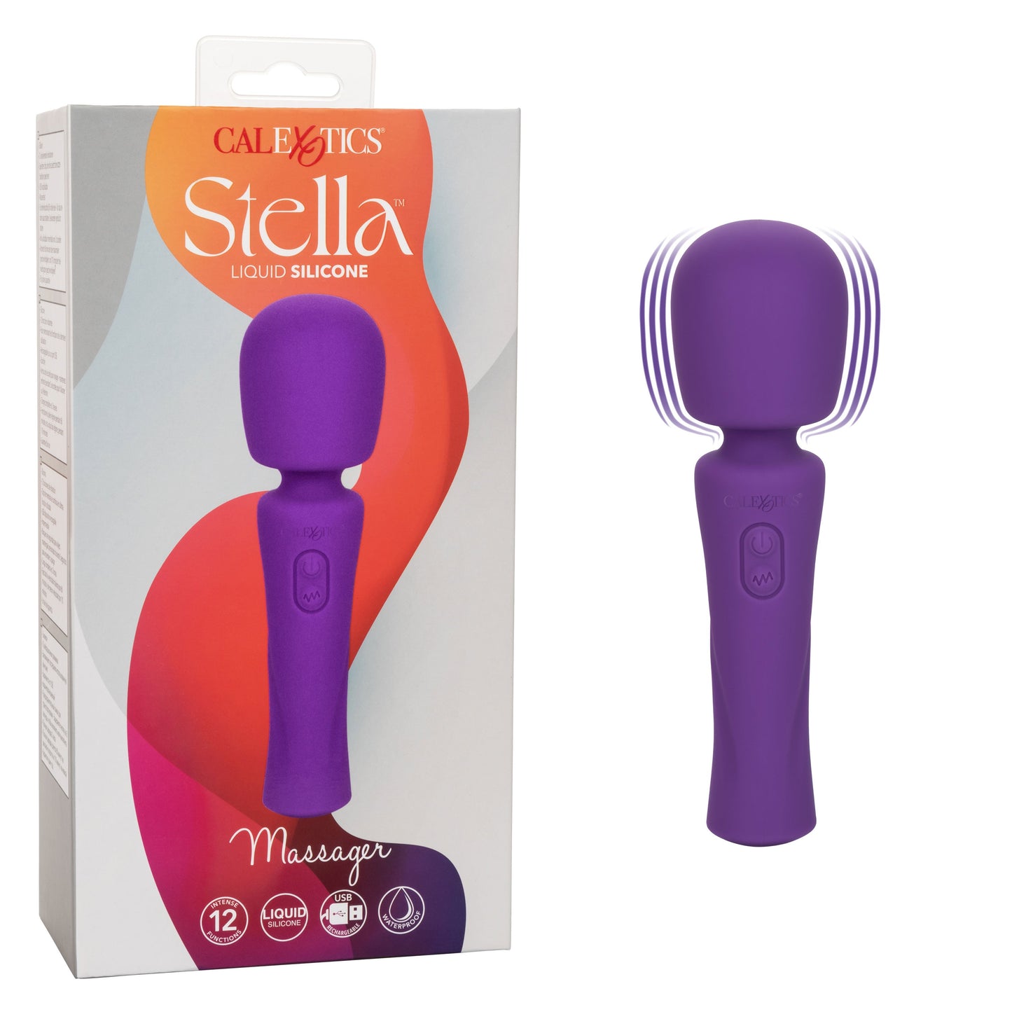 Stella Liquid Silicone Massager – Powerful Flexible Wand Vibrator