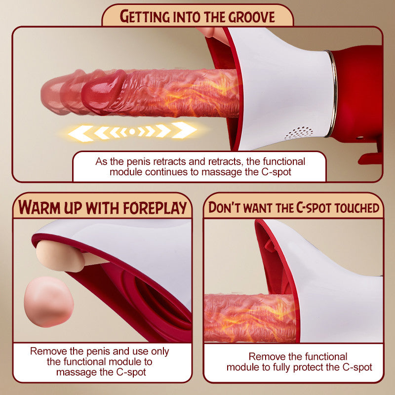 Lover——Multifunctional 6-in-1 Penis Gun Machine, Exquisite Gift Box Packaging Dildos