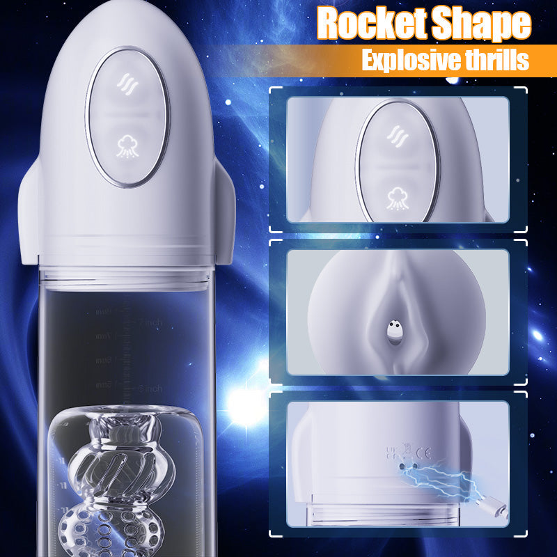 Acmejoy – 3 Suctions 6 Vibrations Lifelike Feeling Long-Lasting Pleasure Penis pumps Penis Pumps