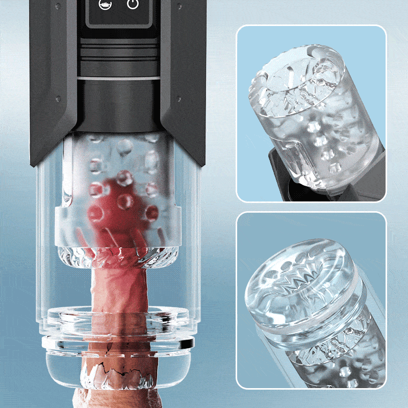 King -Powerful Suction 360° Deep Tight Wrapping Easy to Clean Masturbator Masturbation Cup