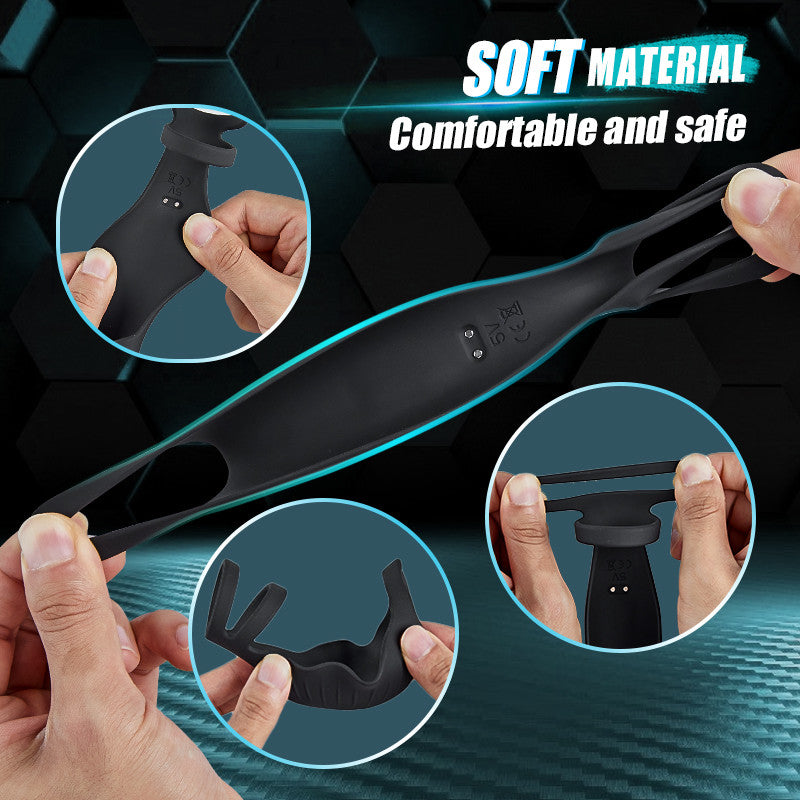 SemenSentry - Vibrating 2 IN 1 Cock Ring Penis Rings