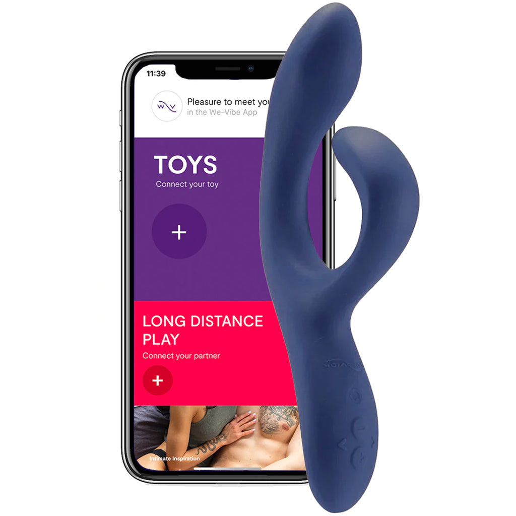 We-Vibe Nova 2 Rabbit Vibe in Midnight Blue Vibrators > Rabbit Vibrators