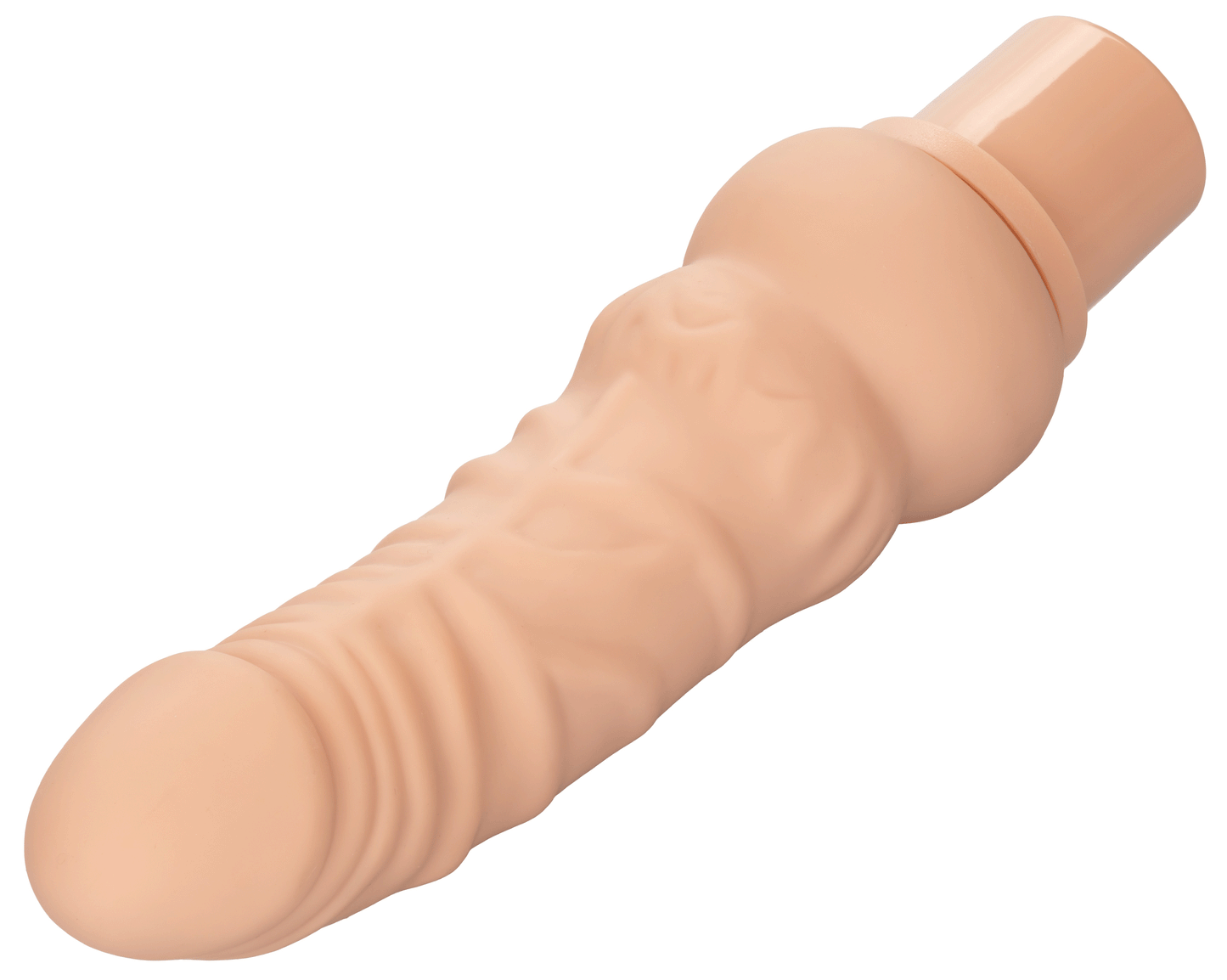 Power Stud Curvy Vibrator Ivory Flexible Silicone 12 Vibration Functions Waterproof