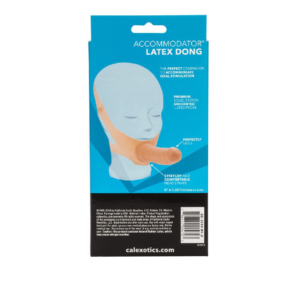 Accommodator 5 Inch Wearable Face Strap On Dildo Flesh
