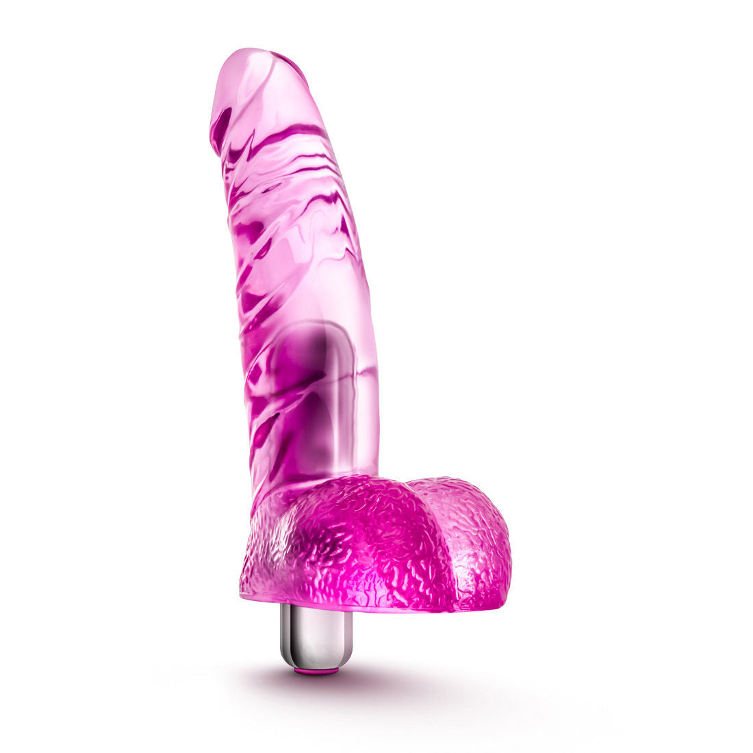 Naturally Yours Clear Vibrating 6.5" Dong