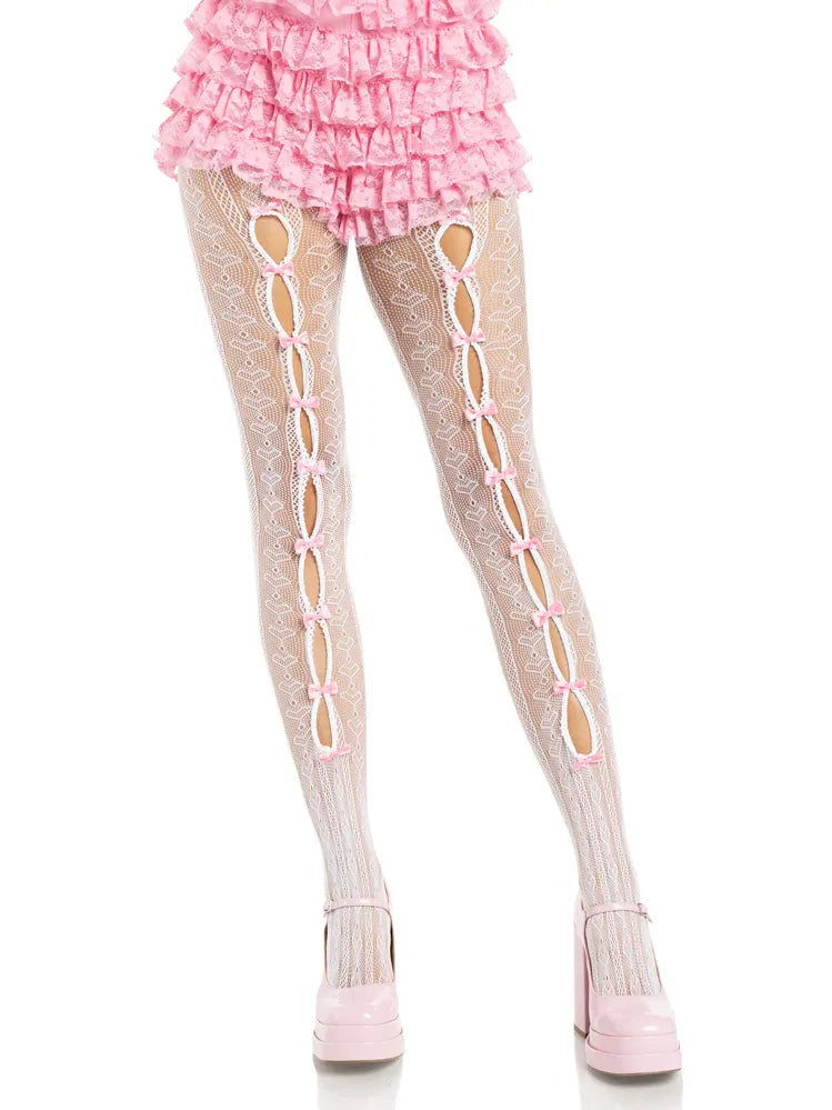 Sweetheart Striped Tights – Nylon Spandex Hosiery