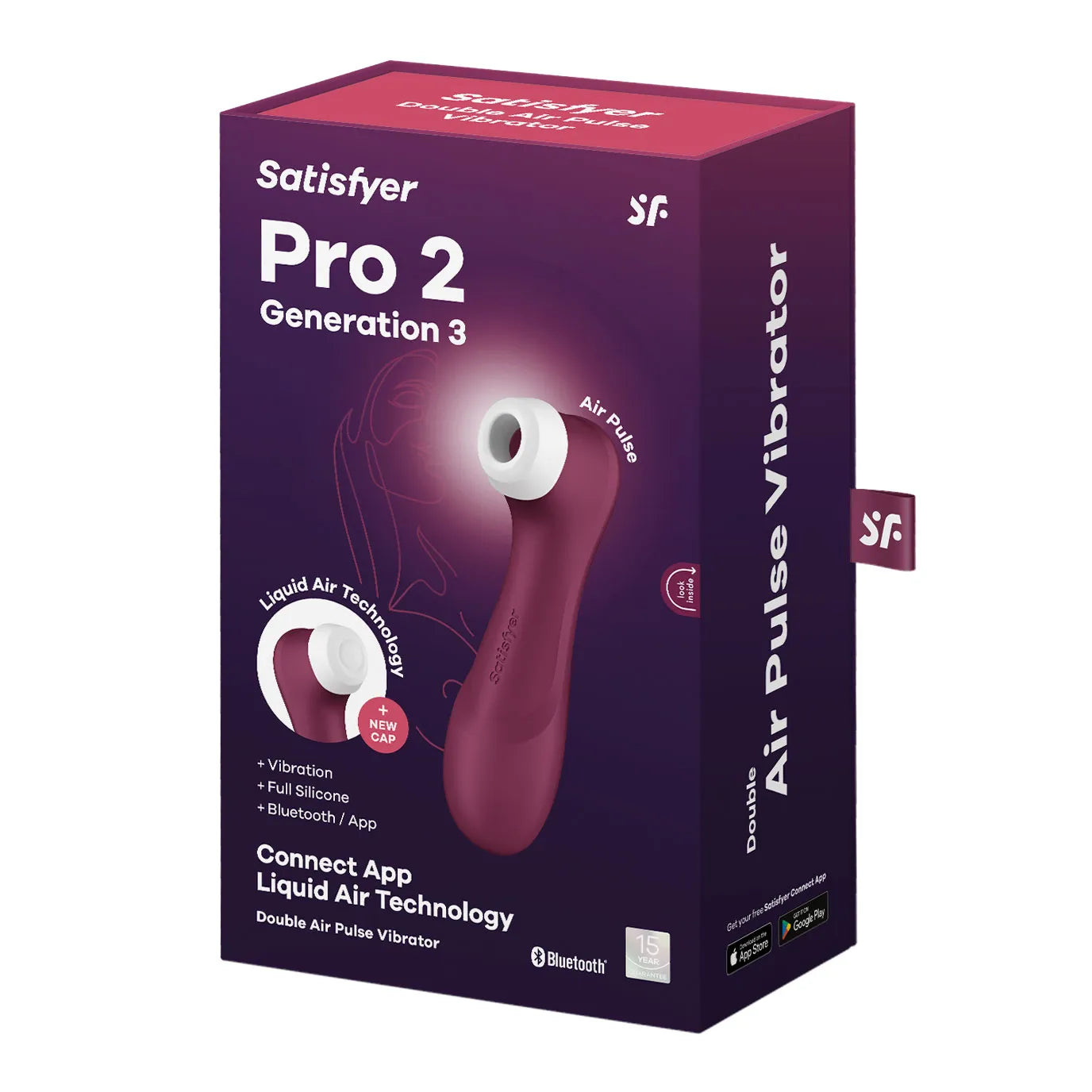 Satisfyer Pro 2 Generation 3 Connect – Liquid Air Technology Vibrator