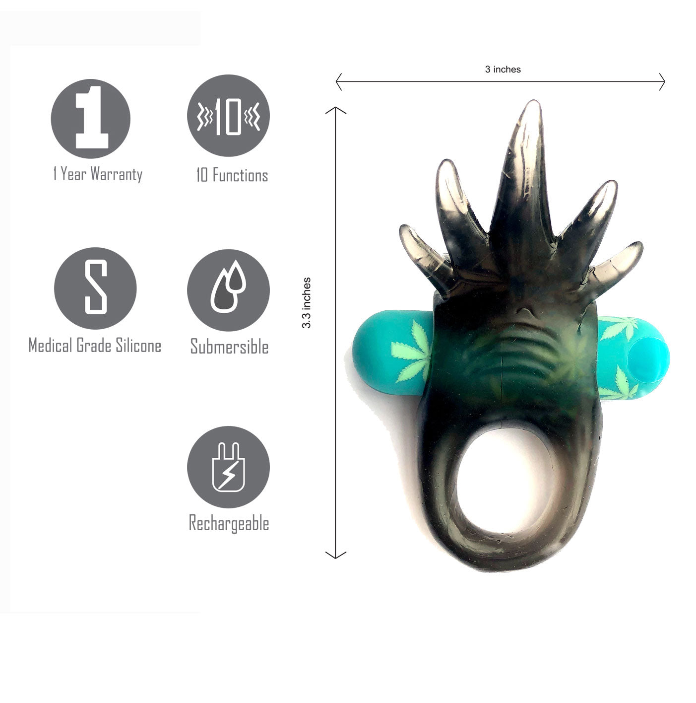 Maia Ziggy Hemp Vibrating Cock Ring