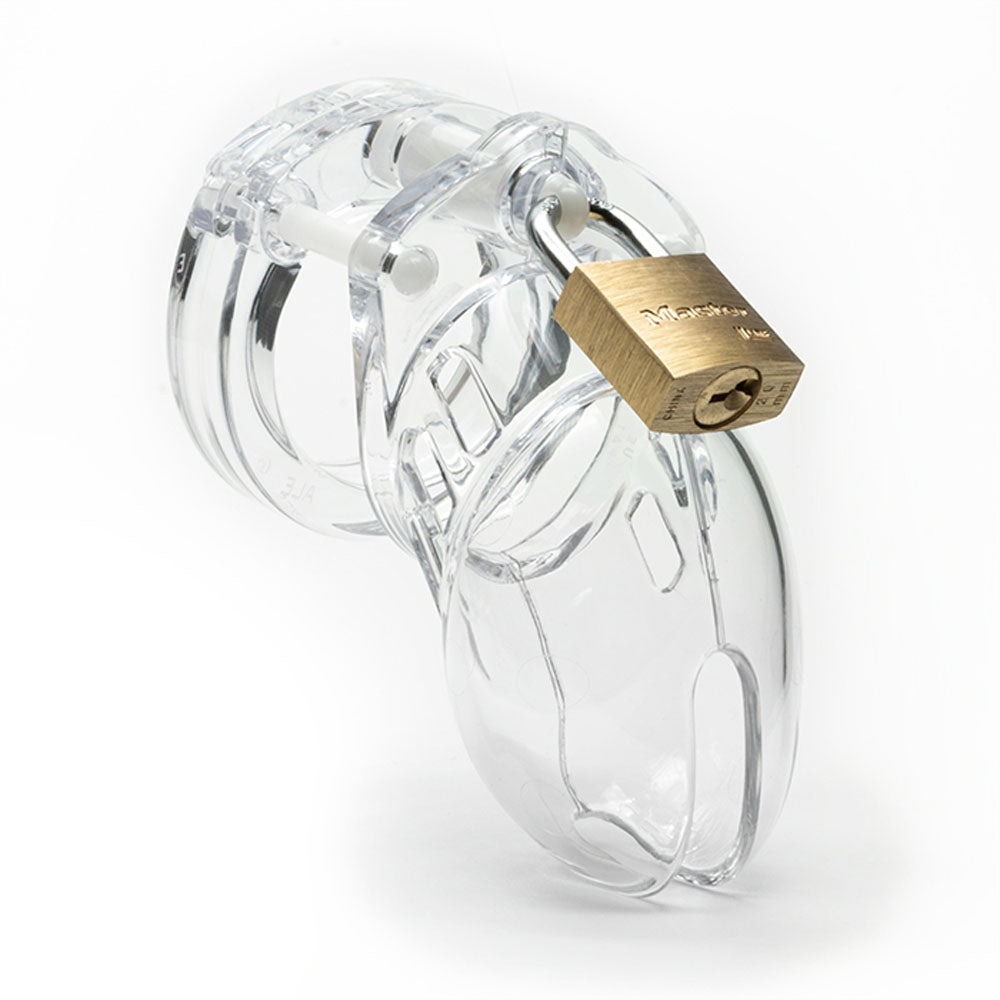 Cockcage CB-6000S Clear 3.25 Inch Medical-Grade Chastity Cage