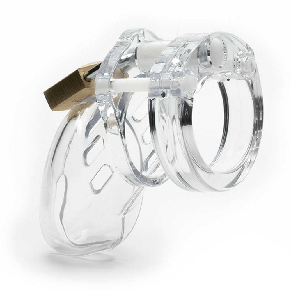 Cockcage CB-6000S Clear 3.25 Inch Medical-Grade Chastity Cage