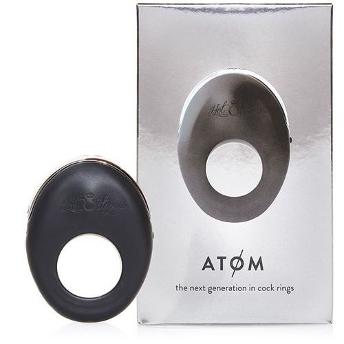 Hot Octopuss Atom (Black) – Rechargeable Vibrating Cock Ring