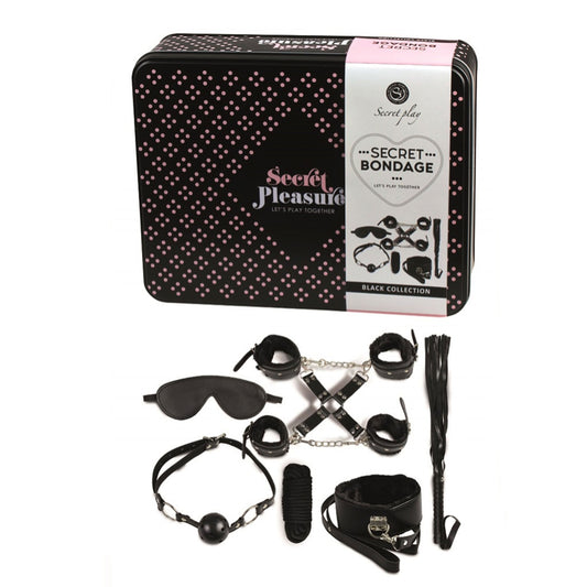 Secret Bondage Kit Black Collection – Vegan Leather Bondage Kit