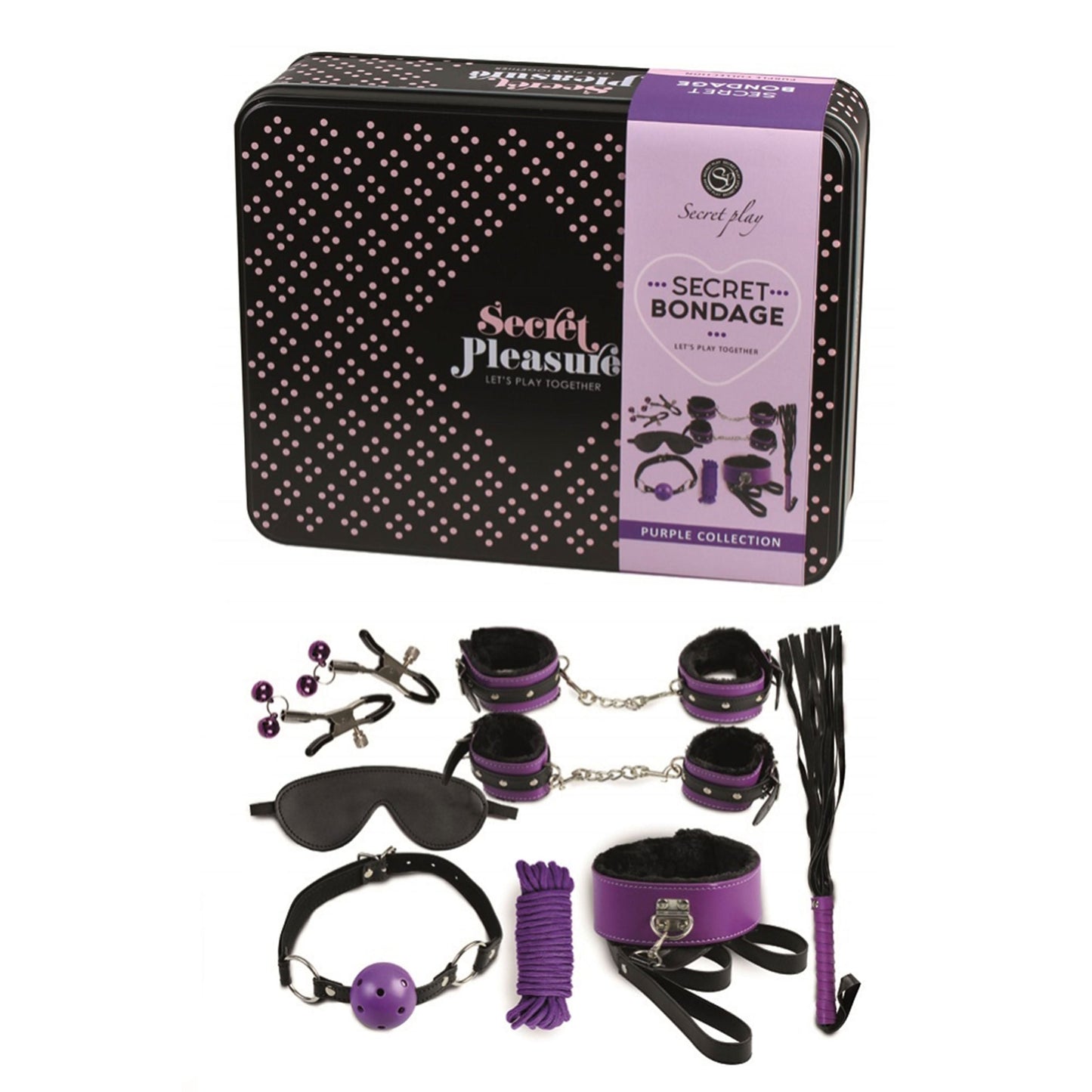 Secret Bondage Kit – Vegan Leather BDSM Bondage Kit