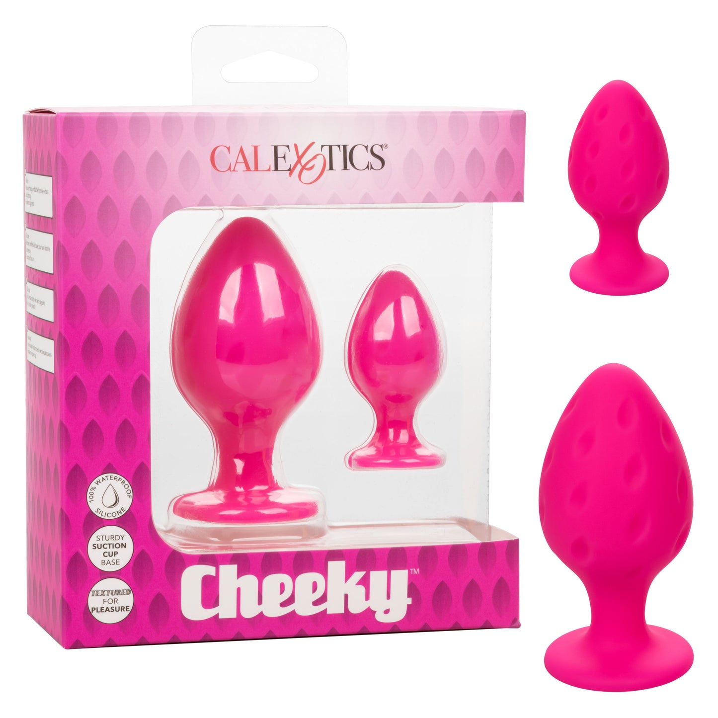 Cheeky Butt Plug Duo (Pink) – Playful Butt Plug Set